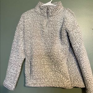 Grey Sherpa pullover